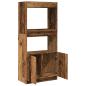Preview: Highboard Altholz-Optik 63x33x140 cm Holzwerkstoff