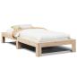 Preview: Massivholzbett ohne Matratze 90x200 Kiefernholz
