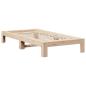 Preview: Massivholzbett ohne Matratze 90x200 Kiefernholz