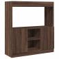Preview: Highboard Braun Eichen-Optik 92x33x100 cm Holzwerkstoff