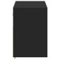 Preview: TV-Wandschrank mit LED-Beleuchtung Schwarz 100x31x45 cm