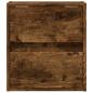 Preview: TV-Wandschrank mit LED-Beleuchtung Räuchereiche 41x31x45 cm