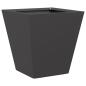 Preview: Pflanzkübel 2 Stk. Schwarz 30x30x30 Stahl
