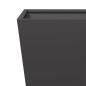 Preview: Pflanzkübel 2 Stk. Schwarz 30x30x30 Stahl