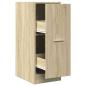 Preview: Apothekerschrank Sonoma-Eiche 30x41x77,5 cm Holzwerkstoff