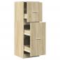 Preview: Apothekerschrank Sonoma-Eiche 40x41x118 cm Holzwerkstoff