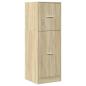 Preview: Apothekerschrank Sonoma-Eiche 40x41x118 cm Holzwerkstoff