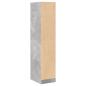 Preview: Apothekerschrank Betongrau 30x41x144,5 cm Holzwerkstoff