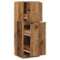 Preview: Apothekerschrank Altholz-Optik 40x41x118 cm Holzwerkstoff