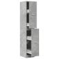 Preview: Apothekerschrank Betongrau 30x41x174,5 cm Holzwerkstoff