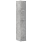 Preview: Apothekerschrank Betongrau 30x41x174,5 cm Holzwerkstoff