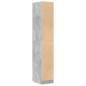 Preview: Apothekerschrank Betongrau 30x41x174,5 cm Holzwerkstoff