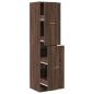 Preview: Apothekerschrank Eichen-Optik 40x41x174,5 cm Holzwerkstoff