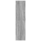 Preview: Kleiderschrank Grau Sonoma 30x50x200 cm Holzwerkstoff