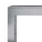 Preview: Brennholzregal 100x40x100 cm Verzinkter Stahl