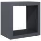 Preview: Brennholzregal Anthrazit 60x40x60 cm Stahl
