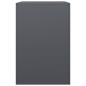 Preview: Brennholzregal Anthrazit 60x40x60 cm Stahl