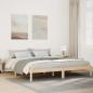 Preview: ARDEBO.de - Massivholzbett Extra Lang ohne Matratze 180x210 Kiefernholz