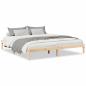 Preview: Massivholzbett Extra Lang ohne Matratze 180x210 Kiefernholz