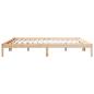 Preview: Massivholzbett Extra Lang ohne Matratze 180x210 Kiefernholz