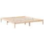 Preview: Massivholzbett Extra Lang ohne Matratze 180x210 Kiefernholz