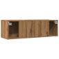 Preview: ARDEBO.de - TV-Wandschränke 2 Stk. Artisan-Eiche 100x30x30 cm