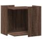 Preview: Katzenklo Eichen-Optik 53x53x51 cm Holzwerkstoff