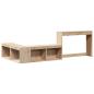Preview: Nachttisch mit Schreibtisch 232x122x75 cm Massivholz Kiefer