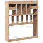 Preview: Kopfteil mit Stauraum 75 cm Massivholz Kiefer