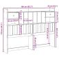 Preview: Kopfteil mit Stauraum 75 cm Massivholz Kiefer
