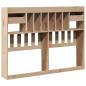 Preview: Kopfteil mit Stauraum 140 cm Massivholz Kiefer