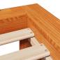 Preview: Massivholzbett ohne Matratze Wachsbraun 180x200 Kiefernholz