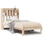 Preview: Massivholzbett mit Regal ohne Matratze 90x190 cm Kiefer