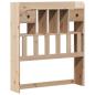 Preview: Massivholzbett mit Regal ohne Matratze 90x190 cm Kiefer