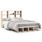 Preview: Massivholzbett mit Regal ohne Matratze 120x200 cm