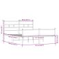 Preview: Bettgestell ohne Matratze Sonoma-Eiche 137x190 cm Holzwerkstoff
