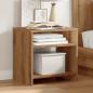 Preview: ARDEBO.de - Nachttische 2 Stk. Artisan-Eiche 40x30x40 cm Holzwerkstoff