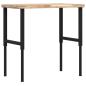Preview: Werkbank 100x60x(73-99,5) cm Massivholz Akazie Rechteckig