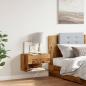 Preview: Wand-Nachttisch Altholz-Optik