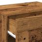 Preview: Wand-Nachttisch Altholz-Optik