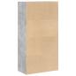 Preview: Bücherregal Betongrau 60x30x114 cm Holzwerkstoff