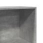 Preview: Bücherregal Betongrau 60x30x114 cm Holzwerkstoff