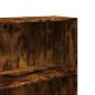 Preview: Bücherregal Räuchereiche 60x30x189 cm Holzwerkstoff