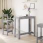 Preview: Bartisch Betongrau 102x50x103,5 cm Holzwerkstoff