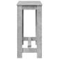 Preview: Bartisch Betongrau 102x50x103,5 cm Holzwerkstoff
