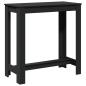 Preview: Bartisch Schwarz 102x50x103,5 cm Holzwerkstoff