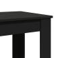 Preview: Bartisch Schwarz 102x50x103,5 cm Holzwerkstoff