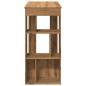 Preview: Bartisch mit Regal Artisan-Eiche 102x50x103,5 cm Holzwerkstoff