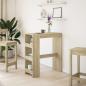 Preview: Bartisch mit Regal Sonoma-Eiche 90x40x103,5 cm Holzwerkstoff