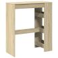 Preview: Bartisch mit Regal Sonoma-Eiche 90x40x103,5 cm Holzwerkstoff
